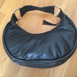 Kenneth Cole NY Leather Hobo Shoulder Bag